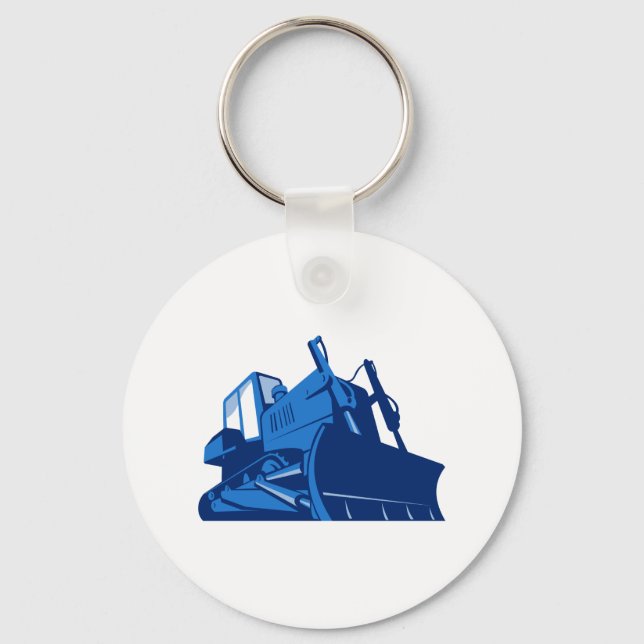 Chaveiro retro frontal buldozer (Frente)