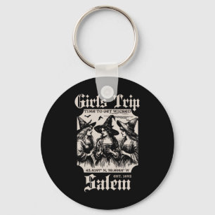Chaveiro Retro Girls Trip Salem 1692 Perderam Uma Bruxa