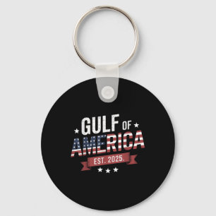 Chaveiro Retro Golfo Dos Eua América 2025 Bandeira American