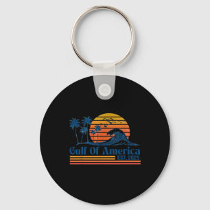 Chaveiro Retro Golfo Dos Eua América 2025 Funny Trump
