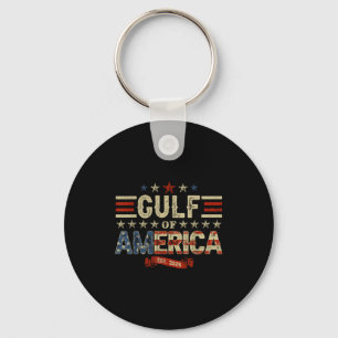 Chaveiro Retro Golfo Dos EUA América Est 2025 Bandeira Amer