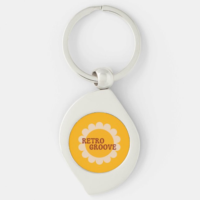 Chaveiro Retro Groove Keychain (Frente)