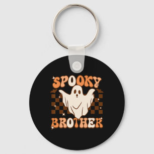 Chaveiro Retro Groovy Ghost Spooky Irmão Coincidência de Fi