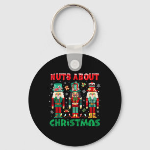 Chaveiro Retro Groovy Loucos De Natal Sobre Nutcra De Natal