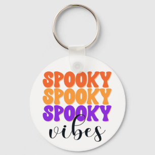 Chaveiro Retro Groovy Spooky Vibes Vintage Halloween