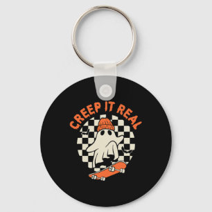 Chaveiro Retro Halloween É Um Grande Ghost Boy Call Seaso