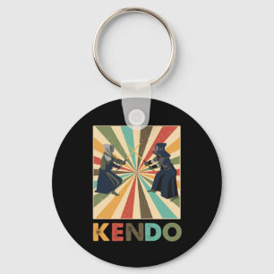 Chaveiro Retro Kendo Fighters Vintage Samurai Bogu Shinai G