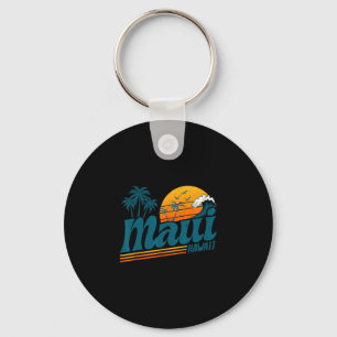 Chaveiro Retro Maui Havaí Ilha Havaiana Praia de Palmeira