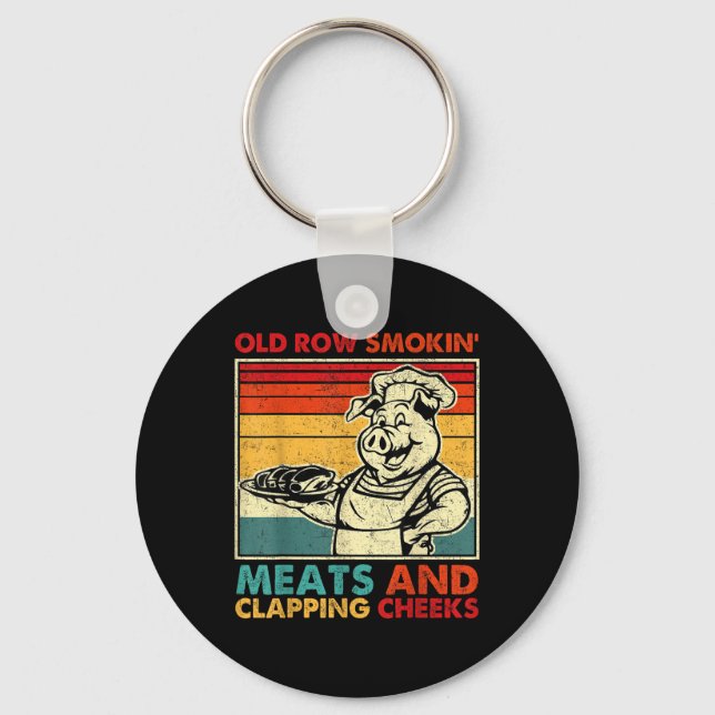 Chaveiro Retro Old Row Smoking Meats And Clapping Cheeks Fu (Frente)
