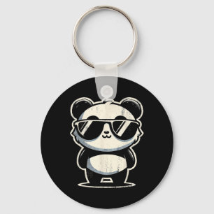 Chaveiro Retro Panda Em Sungles Bbq Pool Party Panda Engraç