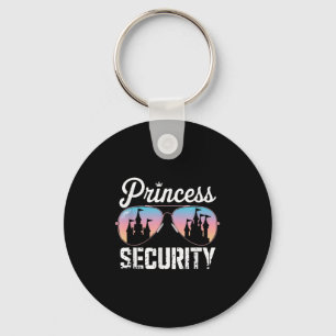 Chaveiro Retro Princess Security Castle Men Wome
