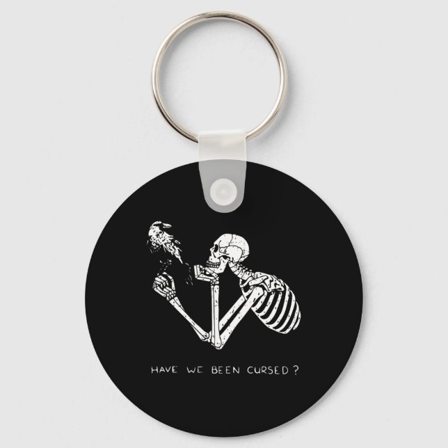 Chaveiro Retro Skeleton Halloween Costume Divertido Caveira (Frente)
