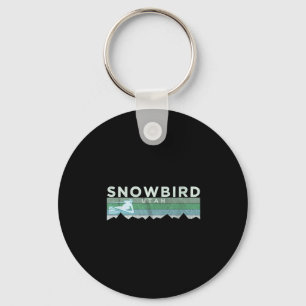 Chaveiro Retro Snowbird, Utah - Descanso em Descamação