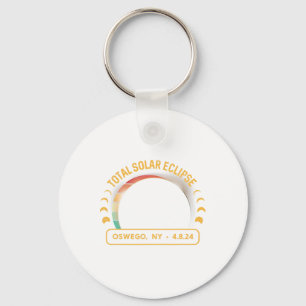 Chaveiro Retro Sunset Total Eclipse Solar Oswego Nova Iorqu