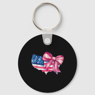 Chaveiro Retro U.A Map America Coquette Arco 4 de julho Ind