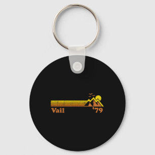 Chaveiro Retro Vail Ski Resort Colorado Snowboard Mountain