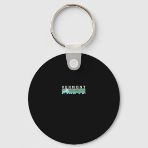 Chaveiro Retro Vermont Distressed Manga Longa Esquiando