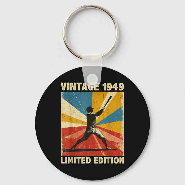 Chaveiro Retro Vintage 1949 Baseball Lover Limited Edition (Frente)