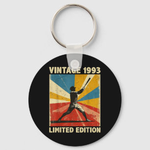 Chaveiro Retro Vintage 1993 Baseball Lover Limited Edition