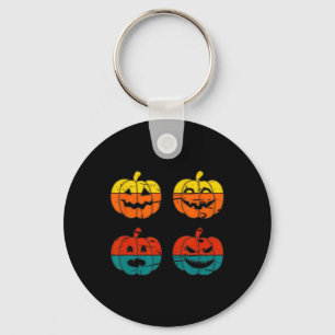 Chaveiro Retro Vintage Halloween Jack O Lanterna Pumpkin