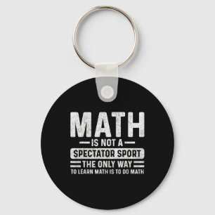 Chaveiro Retro Vintage Matemática Não É Um Esporte Para Esp