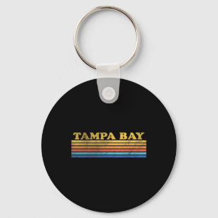 Chaveiro Retro Vintage Tampa Bay angustiado pela Flórida Th
