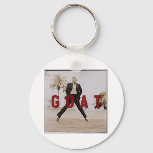 Chaveiro Retro Vintage Trump GOAT Dedo Médio Felon Presi