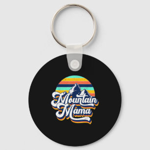 Chaveiro Retro vintage vida de mamãe da montanha fofo dia d