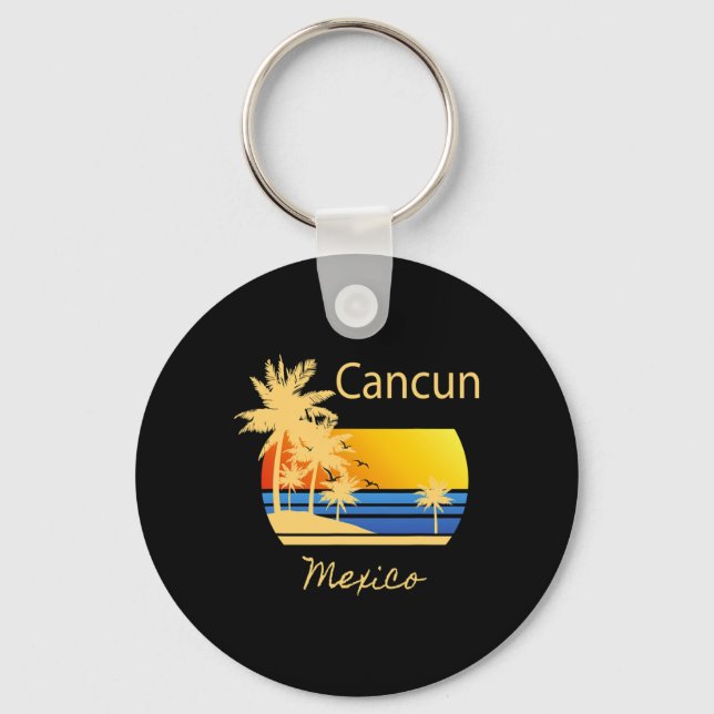 Chaveiro Retroativo do Cancún Original do México Bebe Novid (Frente)