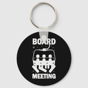 Chaveiro Reuniões de Conselho Reunião de Snowboard Snowboar