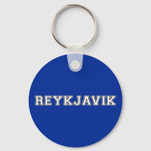 Chaveiro Reykjavik Islândia (Frente)