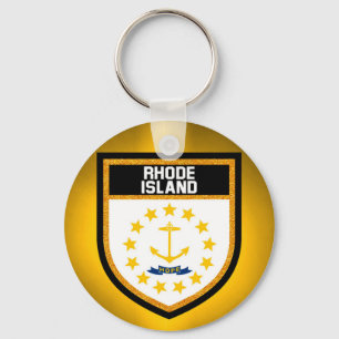 Chaveiro Rhode - bandeira da ilha