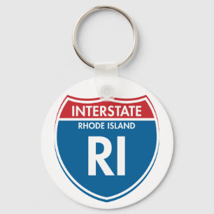 Chaveiro Rhode de um estado a outro - ilha RI