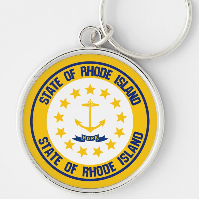 Chaveiro Rhode Island Round Emblem (Frente)