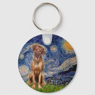 Chaveiro Rhodesian Ridgeback 1 - Noite Estrelada