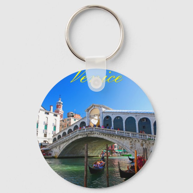 Chaveiro Rialto Bridge Veneza - Foto Pro (Frente)