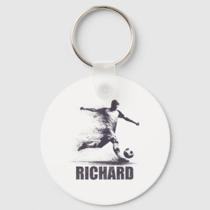 Chaveiro Richard Futebol Meninos Nome Personalizado Primeir