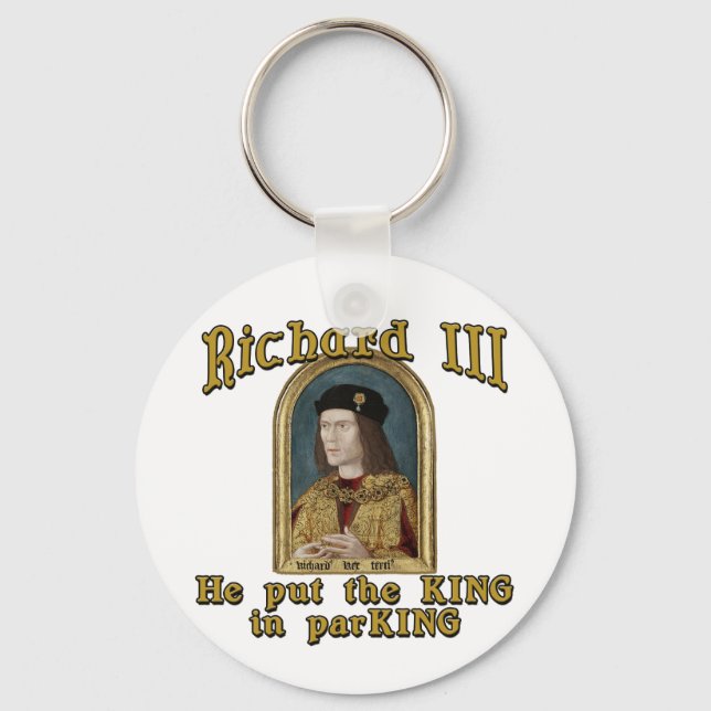 Chaveiro Richard III colocou o rei na camisa ParKING (Frente)