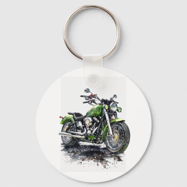 Chaveiro  Ride Forever – Motorcycle Keychain (Frente)