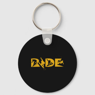 Chaveiro Ride Snowboard Engraçado Snowboard Snowboarder Gif