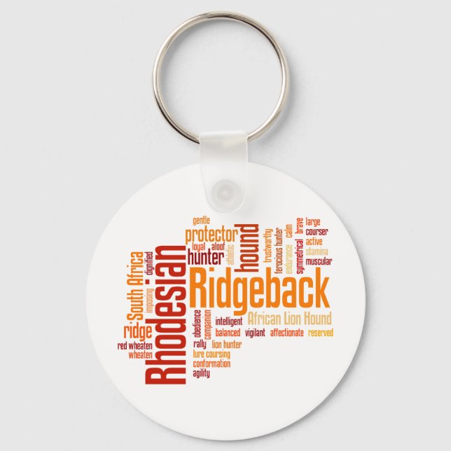 Chaveiro Ridgeback rodesiano (Frente)