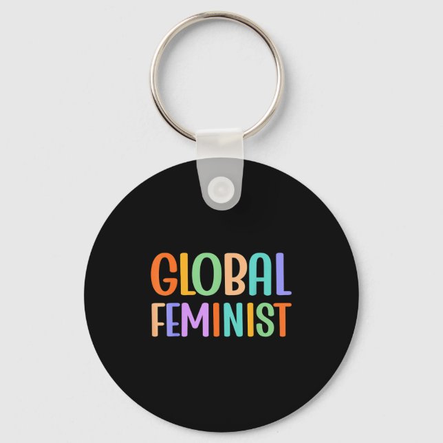 Chaveiro Rig Igualdade Feminista Global de Empoderamento Mu (Frente)