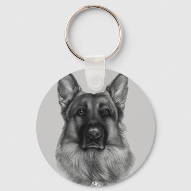 Chaveiro Rikko, German shepherd (Frente)