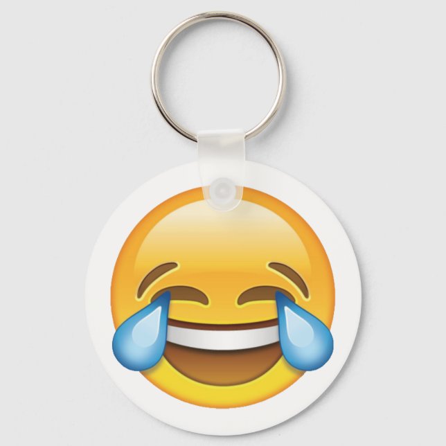 Chaveiro Rindo de Lágrimas de Choro de Joy emoji (Frente)