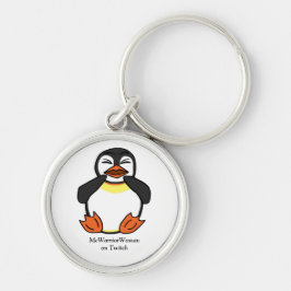 Chaveiro Rindo de Pinguim, MmeGuerreiraMulher no Twitch