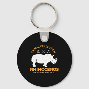 Chaveiro Rinocerontes Unicórnios São Animais Muito Engraçad