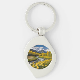 Chaveiro Rio Aspen, Montanhas de Neve Amarelas