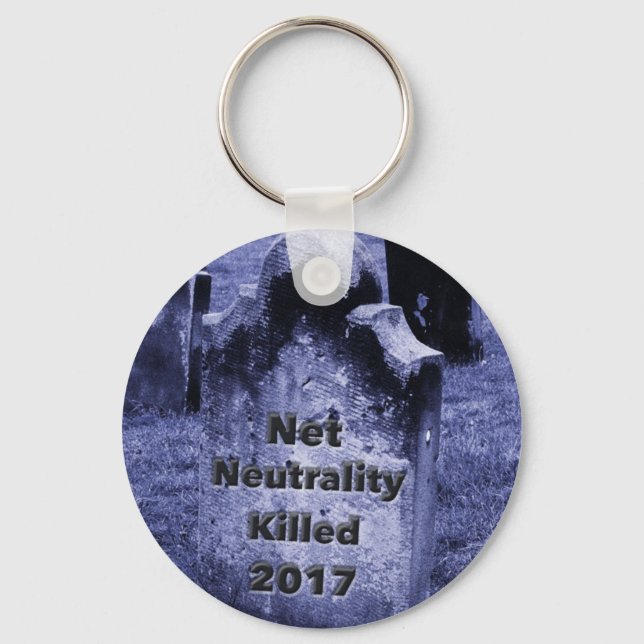 Chaveiro RIP Neutralidade Net Gravestone (Frente)
