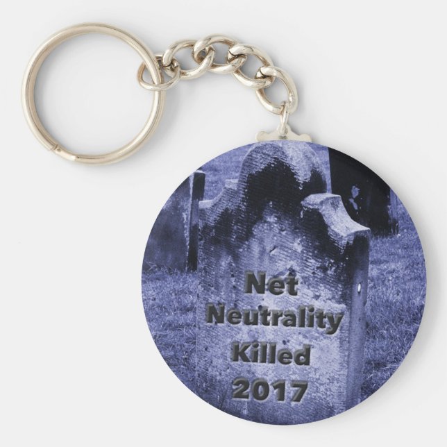 Chaveiro RIP Neutralidade Net Gravestone (Frente)