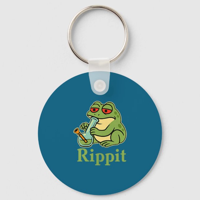 Chaveiro Rippit Stoner Sapo Fumando Stoner (Frente)